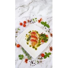 Филе куриной грудки капрезе с моцареллой и томатами 210 /30 гр.