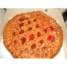 Пирог с ягодным конфитюром на выбор (сдобное тесто)
